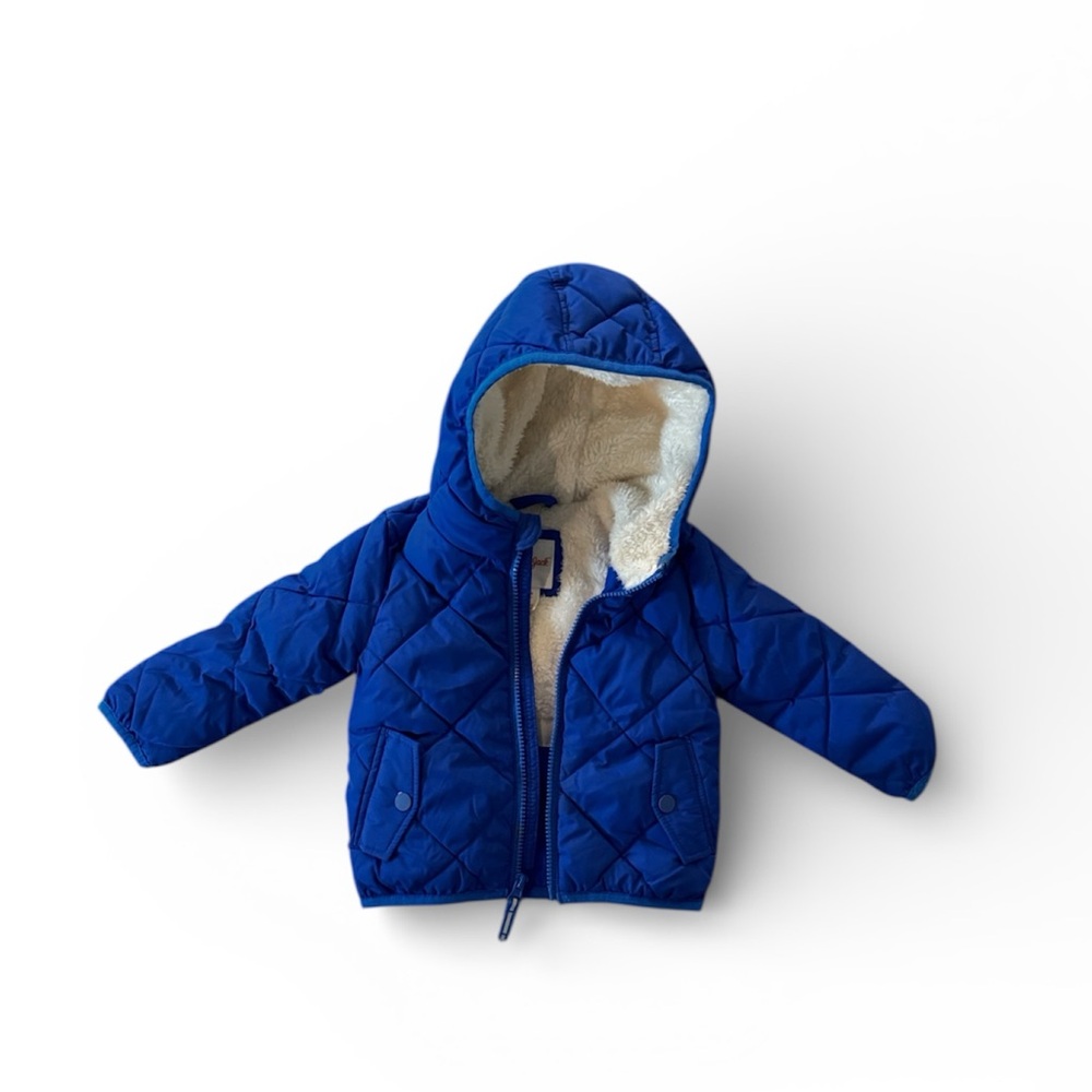 Cat & Jack Puffer Blue Jacket